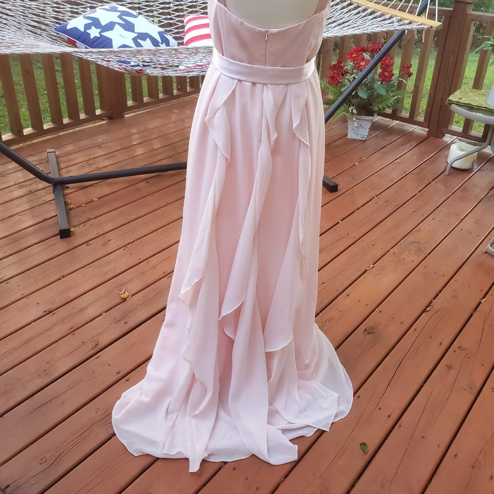 White by Vera Wang Chiffon Dress - Picture 6 of 8
